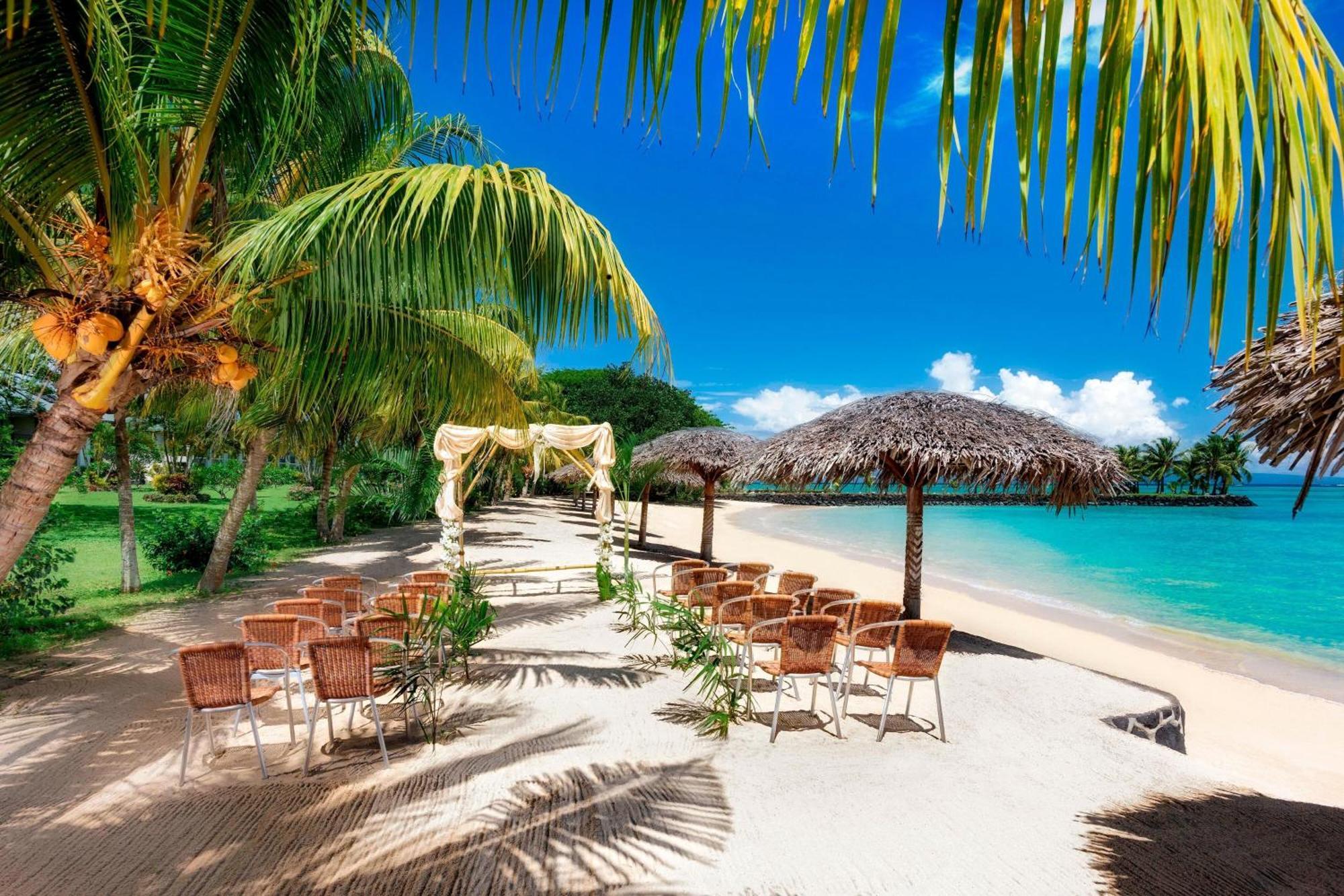 Sheraton Samoa Beach Resort Mulifanua Exteriör bild